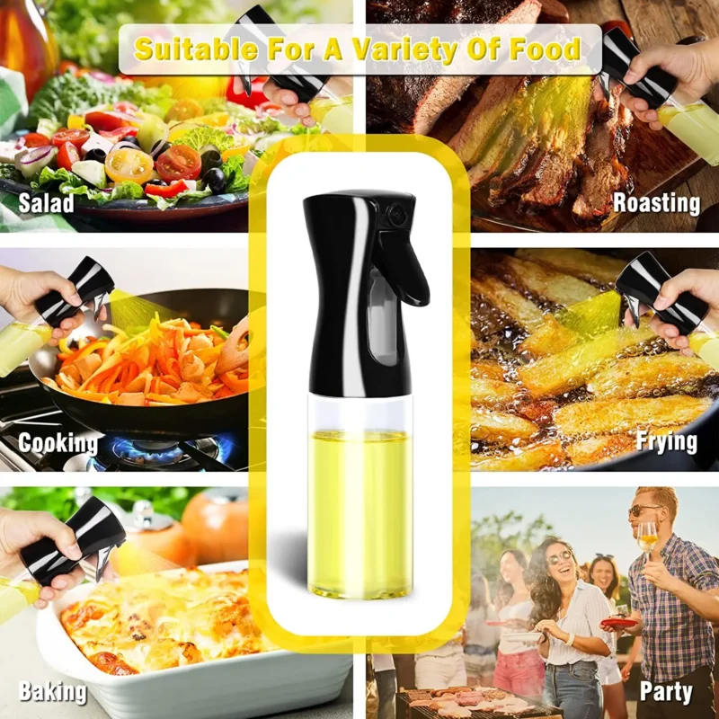 200/300ml Oil Spray Bottle BBQ Cooking Olive Oil Sprayer Kitchen Baking Oil Spray Empty Bottle Vinegar Bottle Oil Dispenser - Image 6